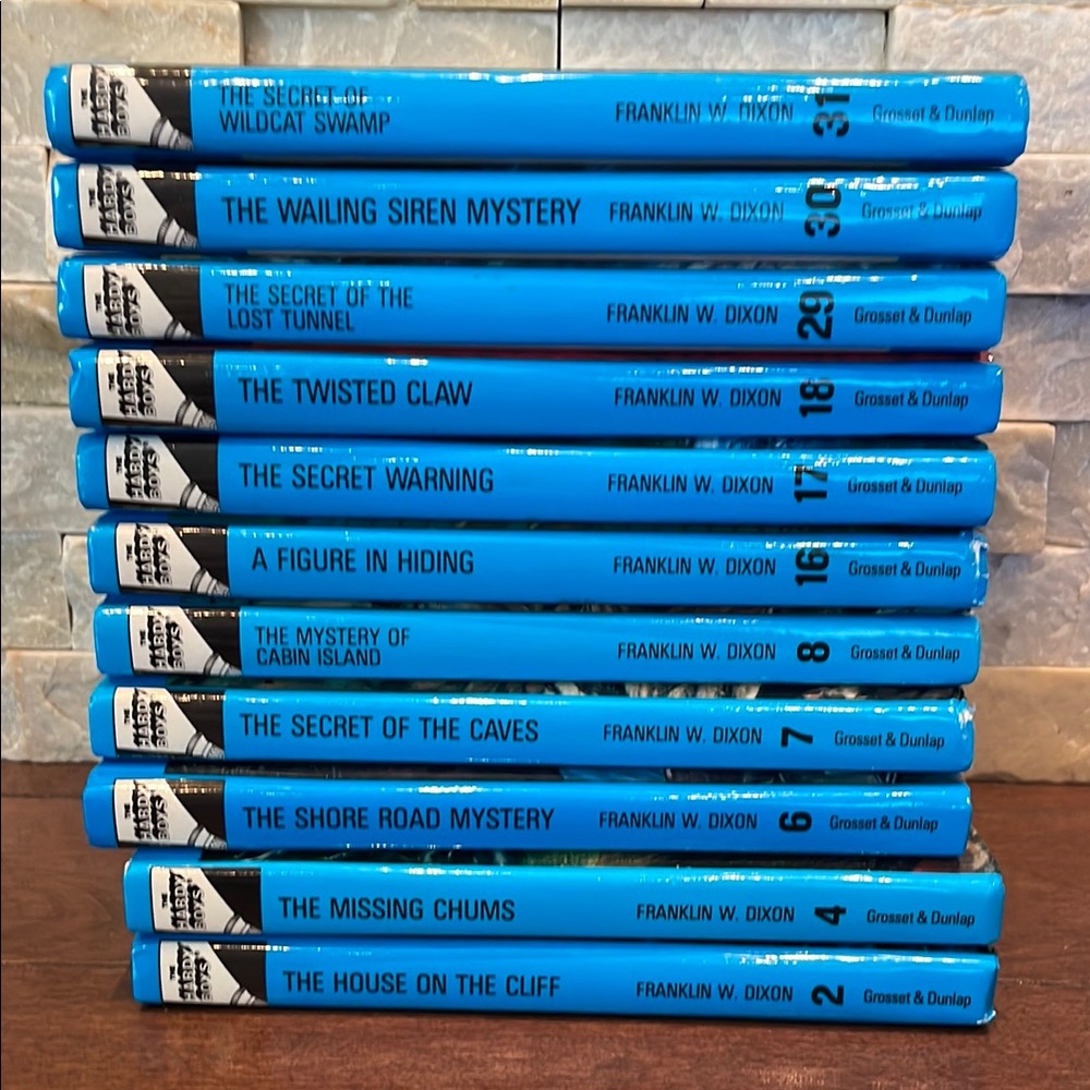 Hardy Boys Mystery Book Set - Blue
